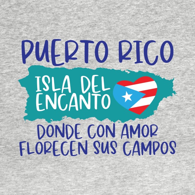 Puerto Rico Isla del Encanto, donde con amor florecen sus campos. by Pro Art Creation